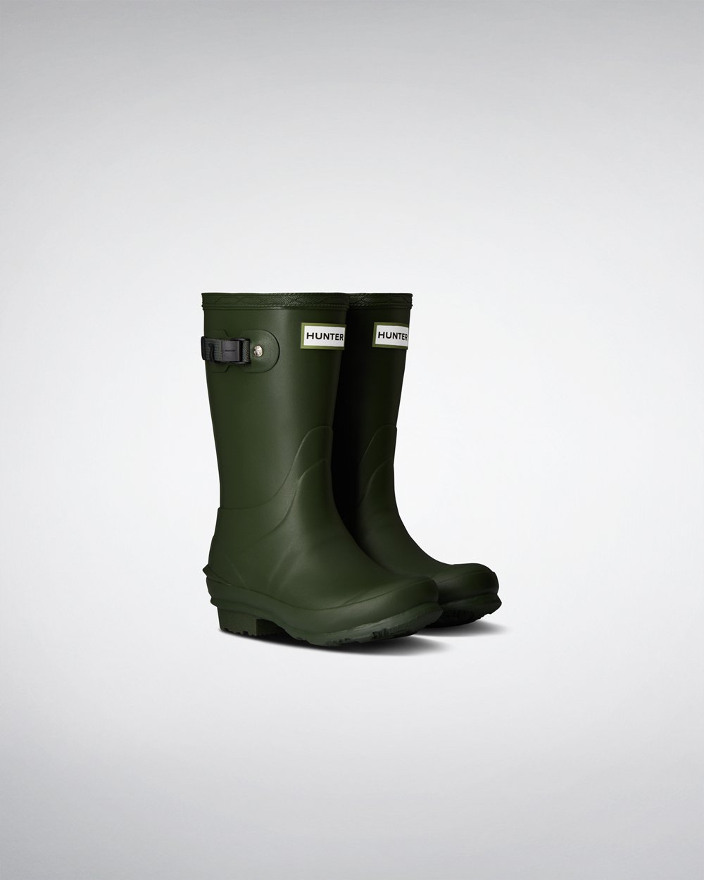 Kids Hunter Norris | Rain Boots Green | NZ-97132-JSYX